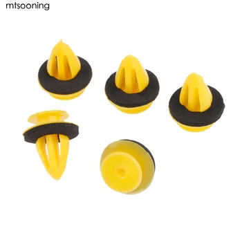 

100pcs 10mm Auto Door Trim Panels Fastener Clips Car Plastic Fixed clip for Volkswagen VW Golf Land Rover Discovery Range Rover