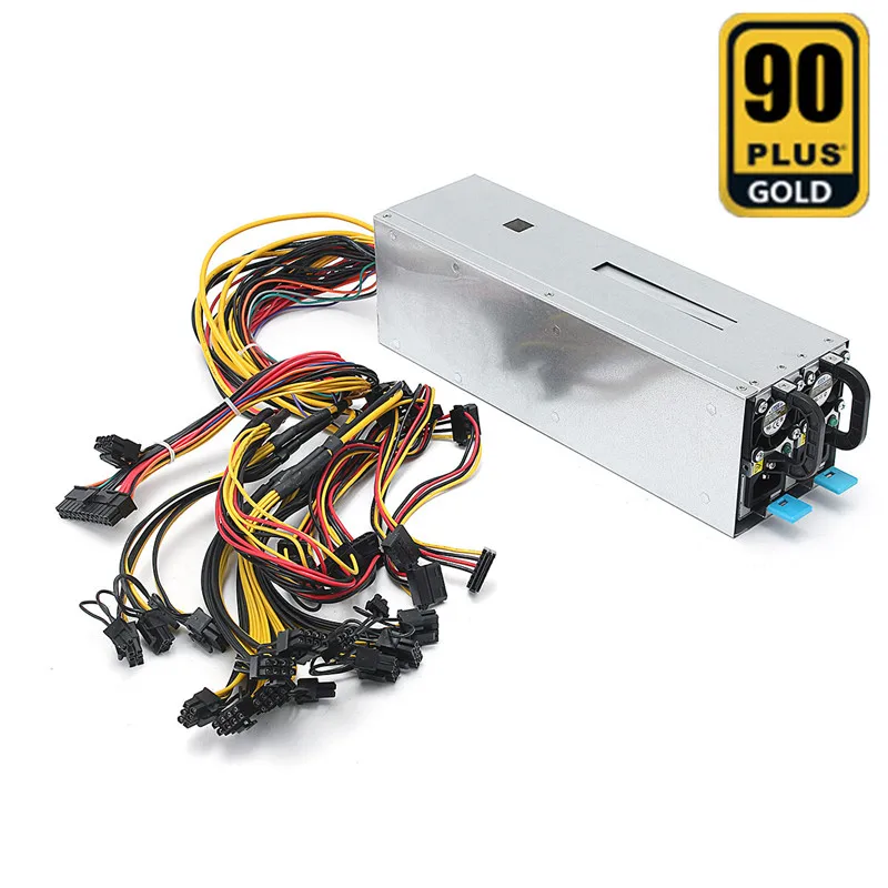 

1600W Miner Power Supply Mining Machine PC Power Supply For Eth Bitcoin Miner Antminer Server S7 S9 T9 E9 A7 Device Components