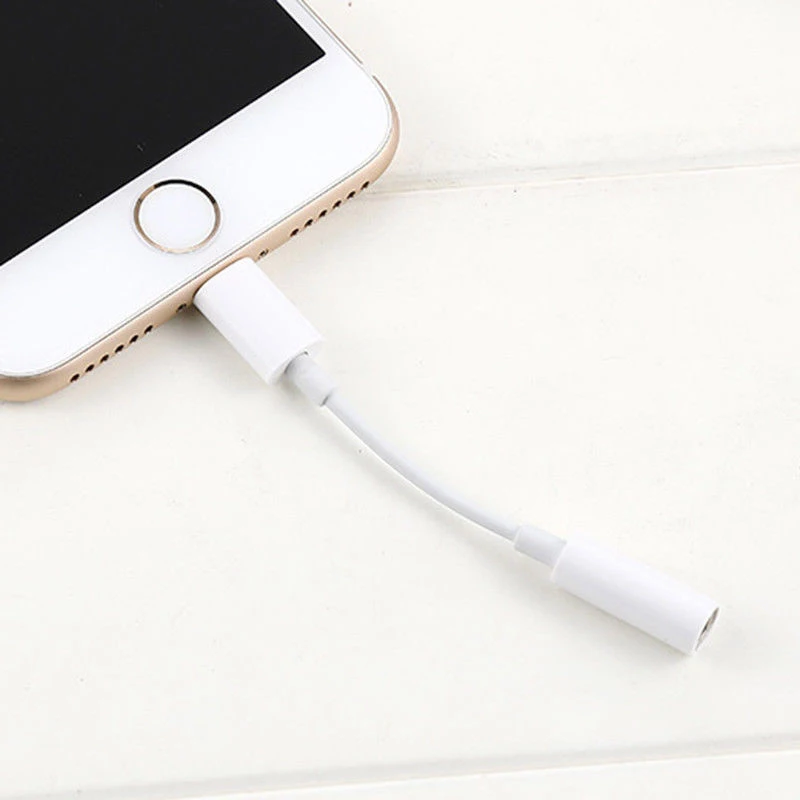 

3.5mm Cable Audio Cable for iPhone 7 Headphone Adapter X XS Splitter 8 Plus 10 Earphone Aux Mobile Phone Converters Accessories