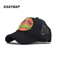 [KAGYNAP] летняя дышащая сетчатая шляпа модная Мужская и Женская бейсбольная Кепка унисекс спортивная бейсболка шляпа папы костяная Кепка