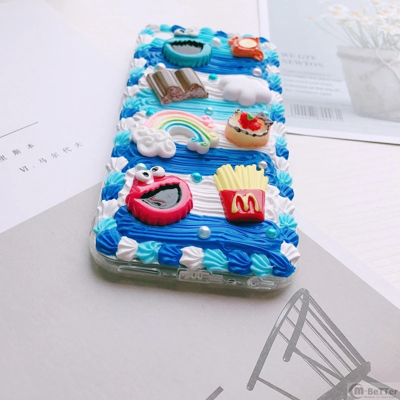 Чехол сделай сам для Samsung s9/s10 plus note 8/note9 милый 3D чехол телефона Улица Сезам Galaxy s8/9 +