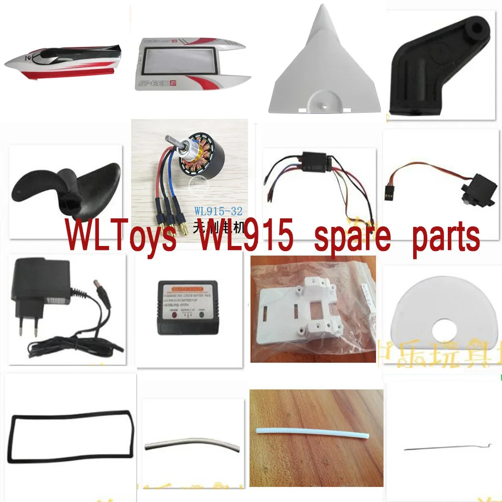 

Запасные части для лодок WLToys WL915 RC, пропеллеры, двигатель аккумулятора, сервопривод ESC, адаптер, балансирующее зарядное устройство, корпус, тяговый стержень и т. д.