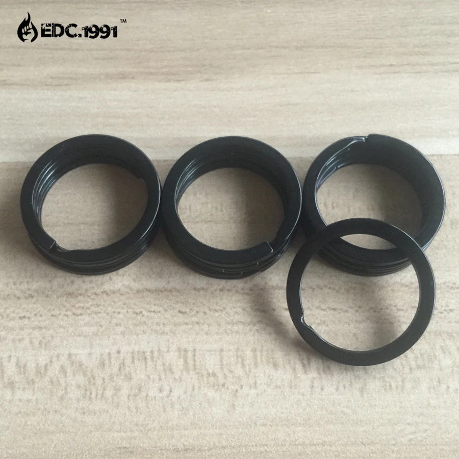  10pcs stainless steel Key Chain Key Ring Split Ring Size L 28mm outdoor travel goods EDC TOOLS