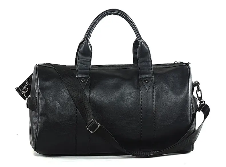 Модные женские сумки унисекс из мягкой искусственной кожи, одноцветные дорожные сумки для багажа, большие сумки на плечо capaoutu, сумки через плечо для ночного отдыха XA221WC