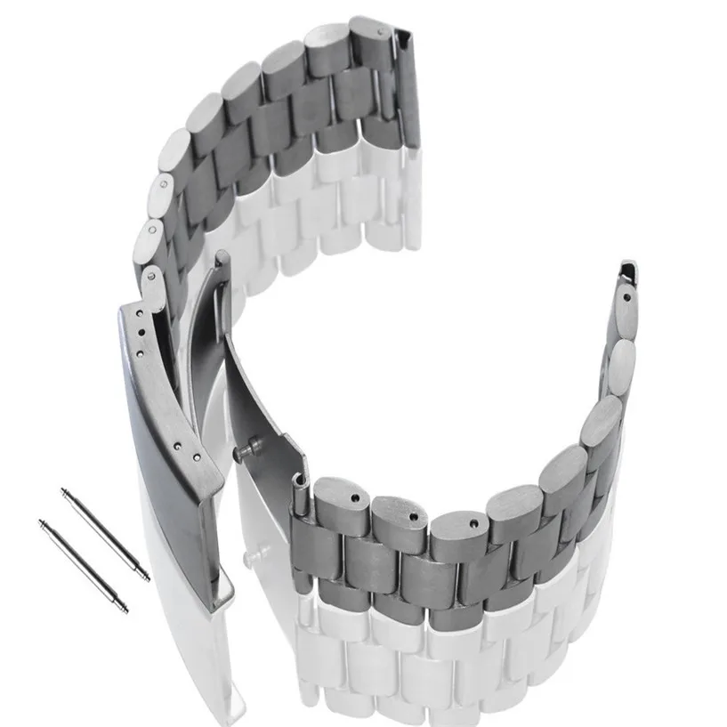 

GEMIXI Watchbands Stainless Steel Watch Strap Bracelet For Motorola Moto 360 2nd 42mm