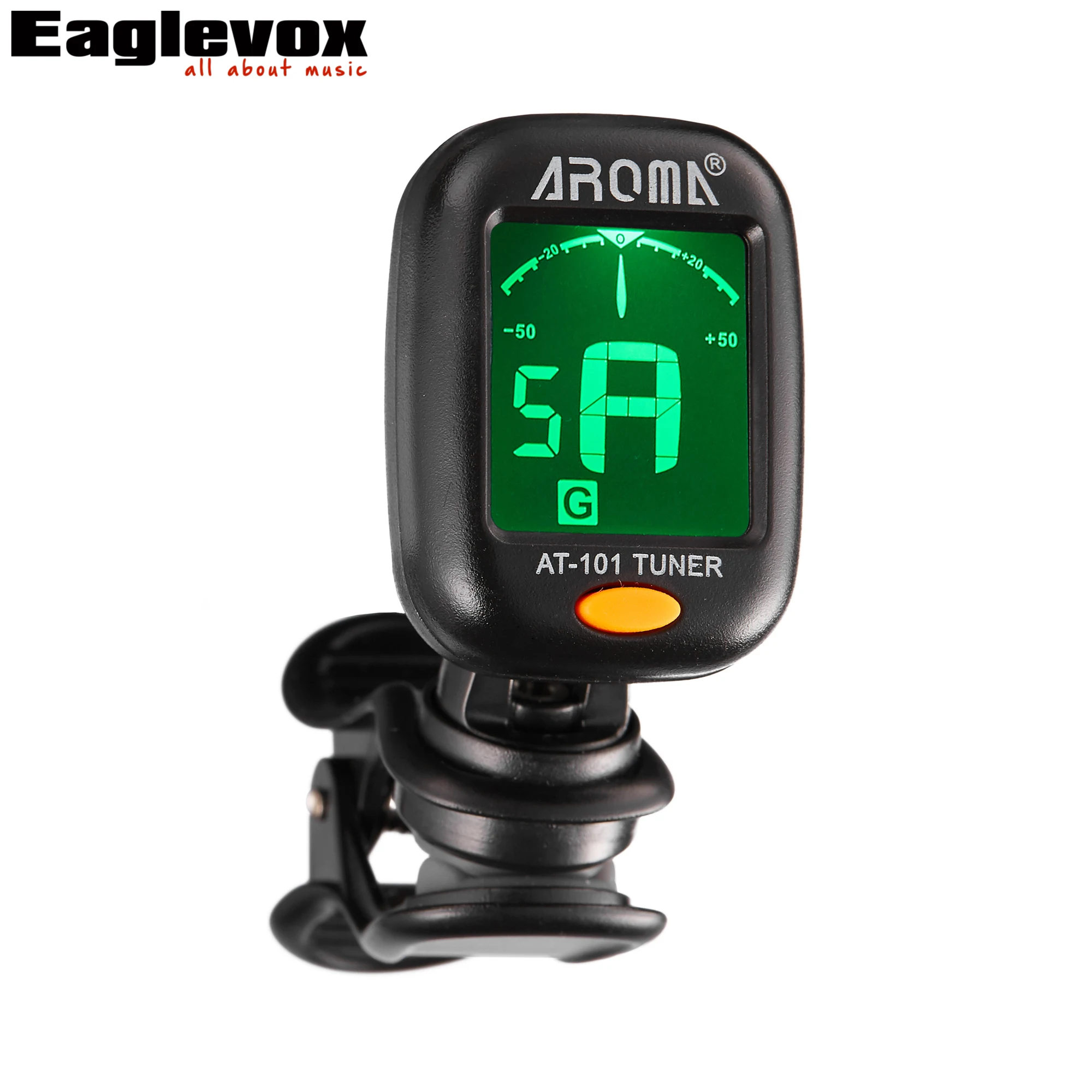 Clip on Guitar Tuner for Chromatic Guitar Bass Violin Ukulele Accurate