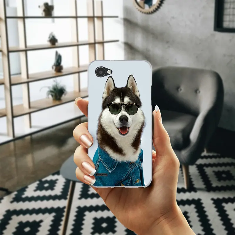 Симпатичные Сибирский хаски Мягкий мобильный телефон Аксессуары для LG G2 G3 MINI G4 G5