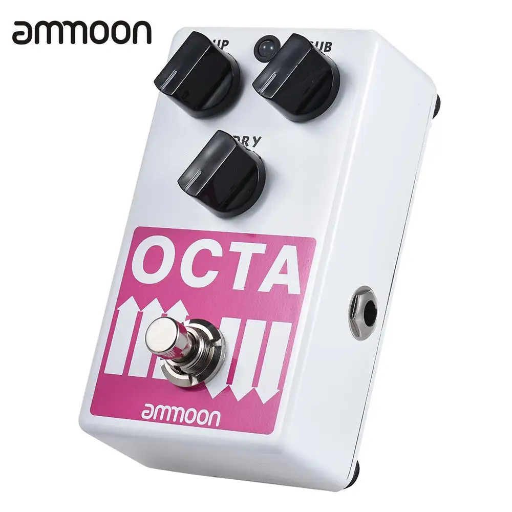 Электрическая гитарная педаль ammoon OCTA точный полифонический октавный генератор с