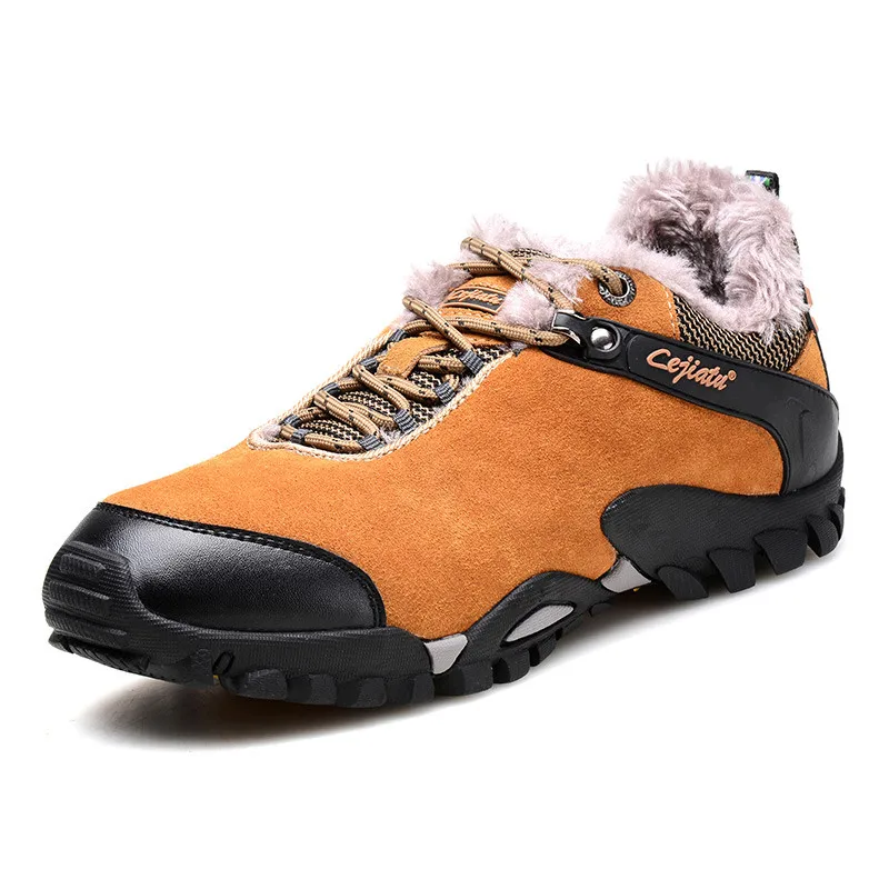 

Winter Shoes Men Anti-Skidding Men Casual Shoes Lace Up High Quality