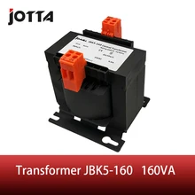 Convertidor de voltaje de 220v a 6V, 12V, 24V, 36V, 110v, transformador de aislamiento de Control de voltios monofásico, 160VA, transformador toroidal