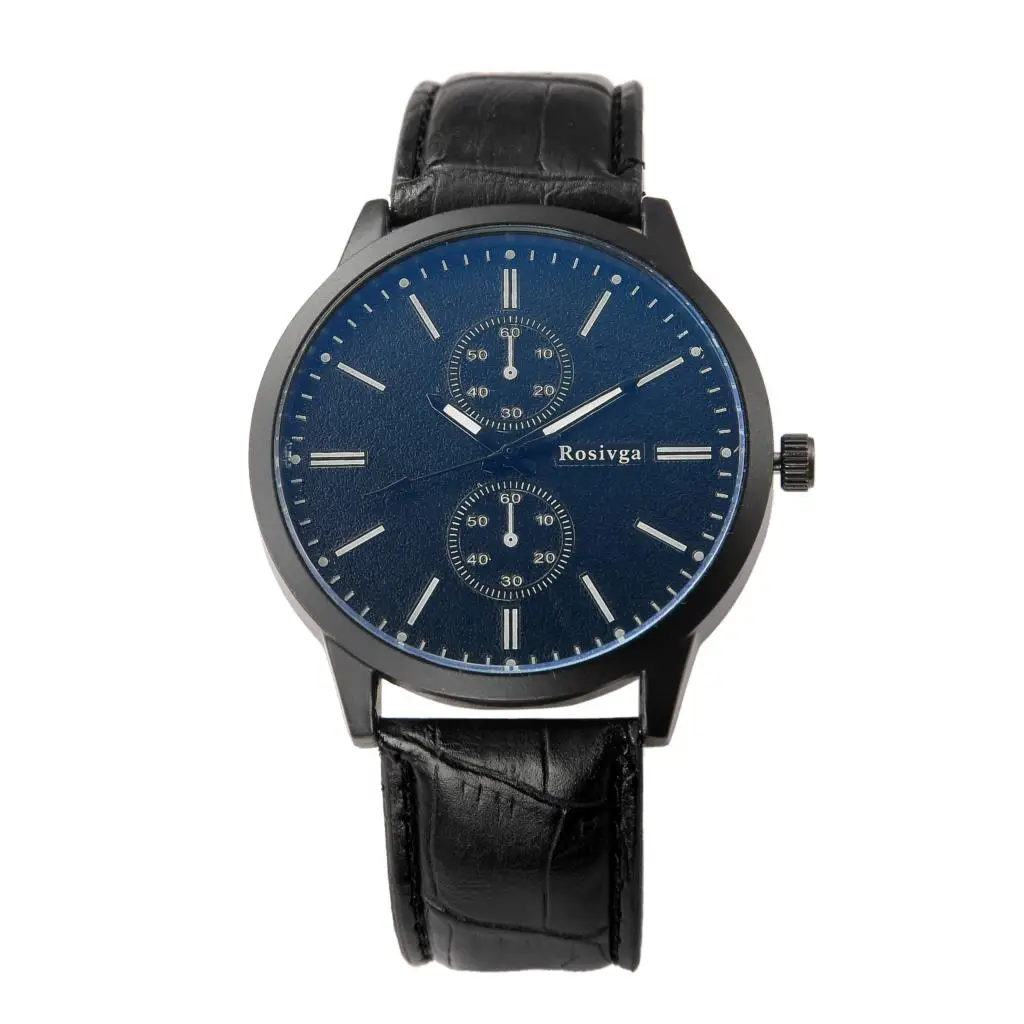 Новинка 2018 года Творческий стекло Blue Ray кожа часы для мужчин модные Военная Униформа кварцевые наручные часы Relogio Masculino