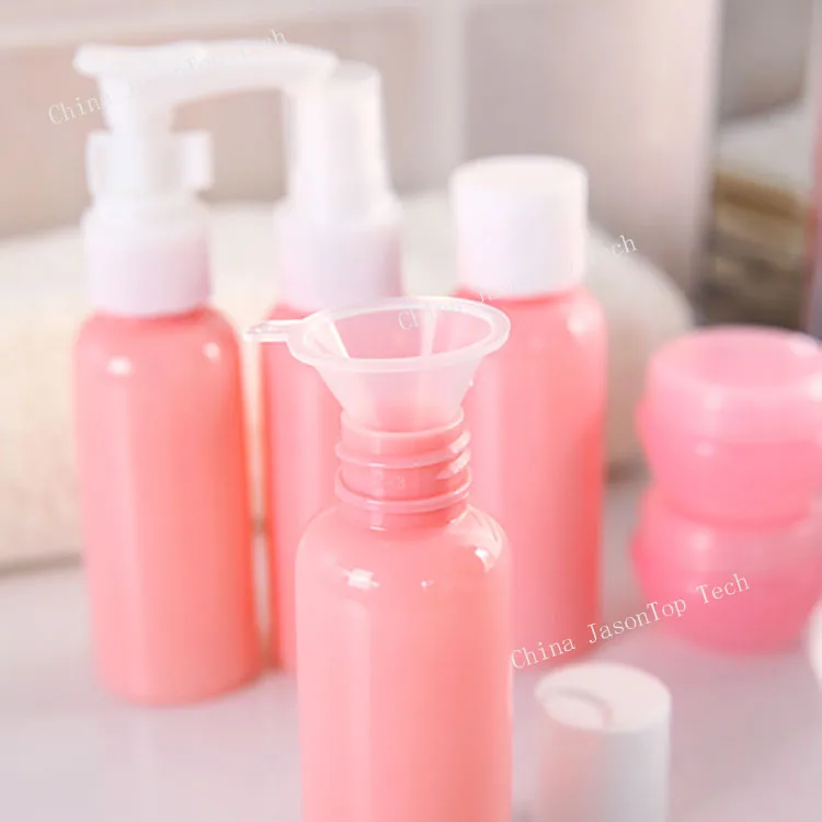 

Refillable Bottle Set Travel Cosmetic Bottles Empty Makecup Bottle Perfume Shampoo Water Dropper Bottle Spray Essential Oil Jars