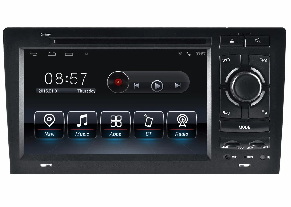 Четырехъядерный автомобильный DVD-плеер с системой Android 5 1 GPS навигация