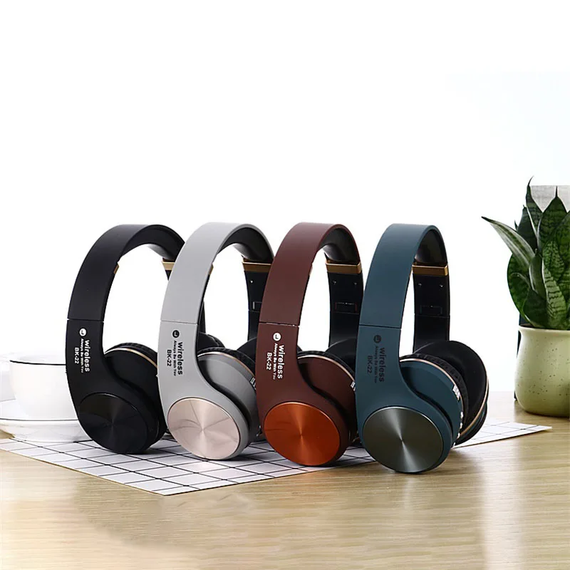 

KOOYUTA Bluetooth Headphone Over-Ear Wireless Headphones Foldable V5.0 Stereo Headset with Mic Audio Cable for Mobile Phone FS