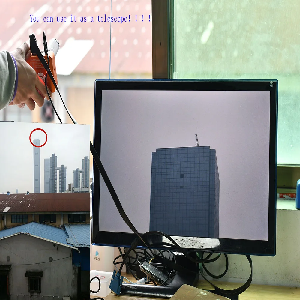 34MP 2K 1080P 60FPS HDMI Промышленная камера с интерфейсом USB c креплением зум объектив