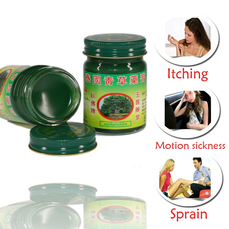 

New Arrival Thailand 1 Pc Tiger Thai Herbal Balm pain Ointment refresh Oneself Influenza Cold Headache Dizziness Summer Mosquito