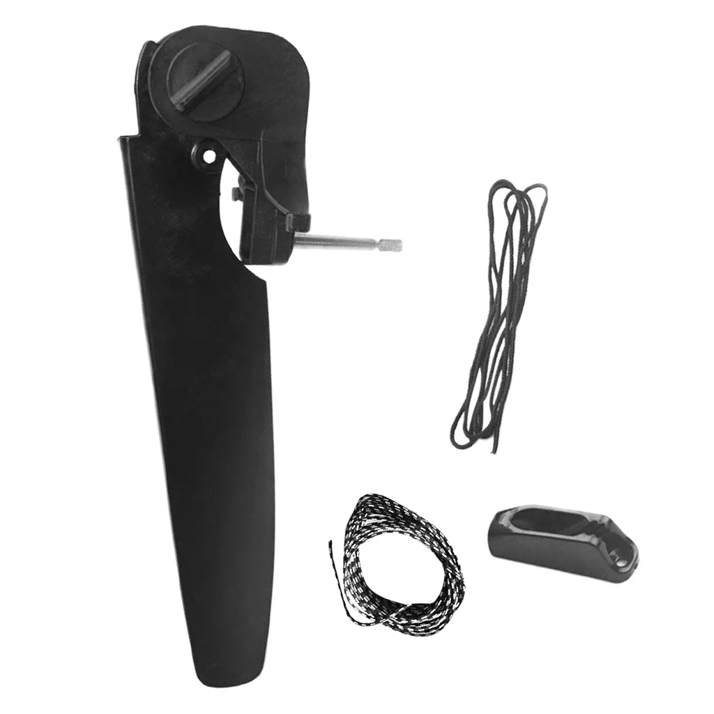 New Kayak Canoe Rudder Direction Foot Control Footrest Rod Rotating Pedals
