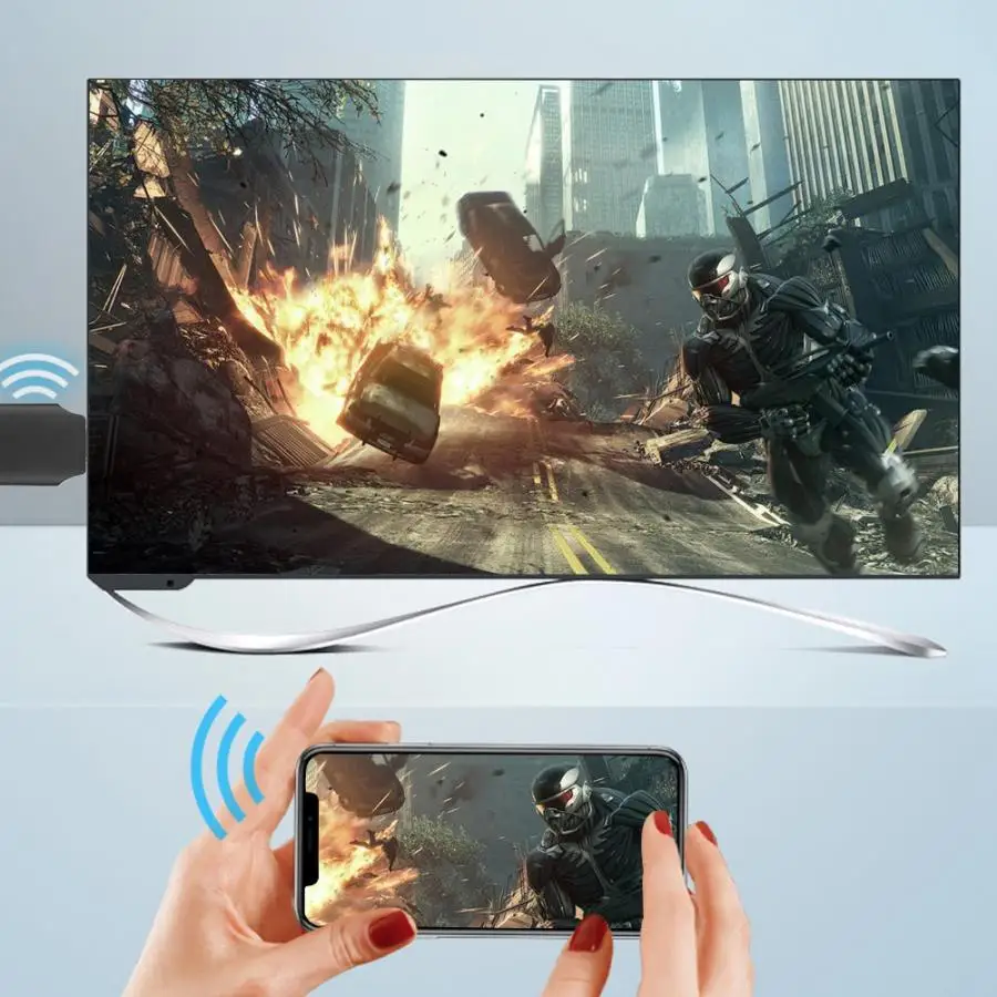 1080P дисплей донгл HDMI передатчик 5G/2,4G беспроводной Wifi донгл портативный цифровой мини ТВ палка для телевизионные проекторы дисплей s