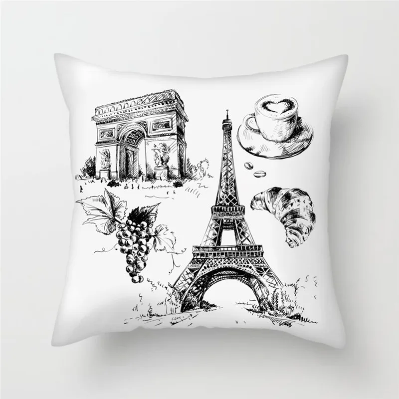 

Fuwatacchi American France England Flags Throw Pillow National Flag Cushion Cover Case For Home Sofa Decor Pillowcases 2019