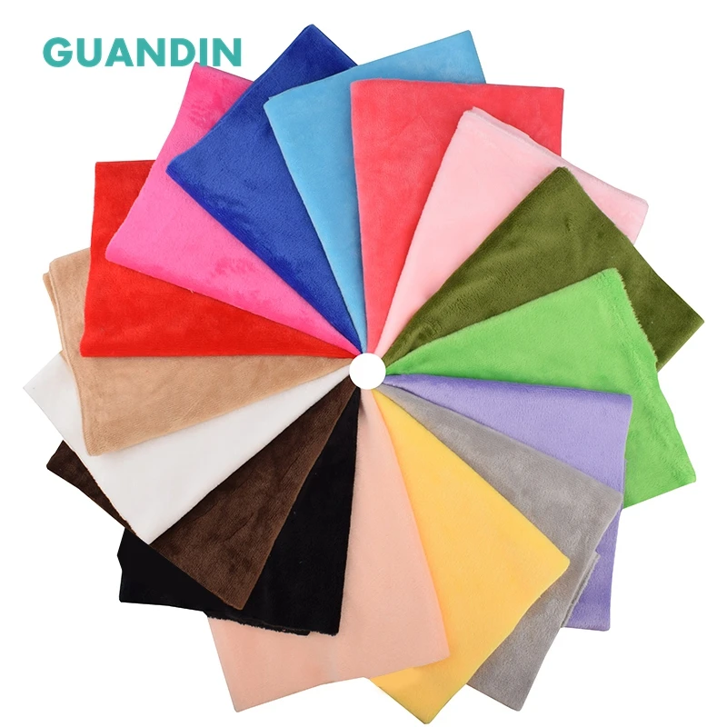 GUANDIN, 40x50 см супер мягкая короткая плюшевая ткань, ткань ручной работы для поделок и шитья пальчиковых игрушек, материал подушки 1 шт./лот MR001