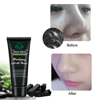 

DISAAR High Quality Pimples Blackhead Removal Peel Mask Deep Cleaning Face Mask Womam Man Black Mask Pro Smooth the skin Care