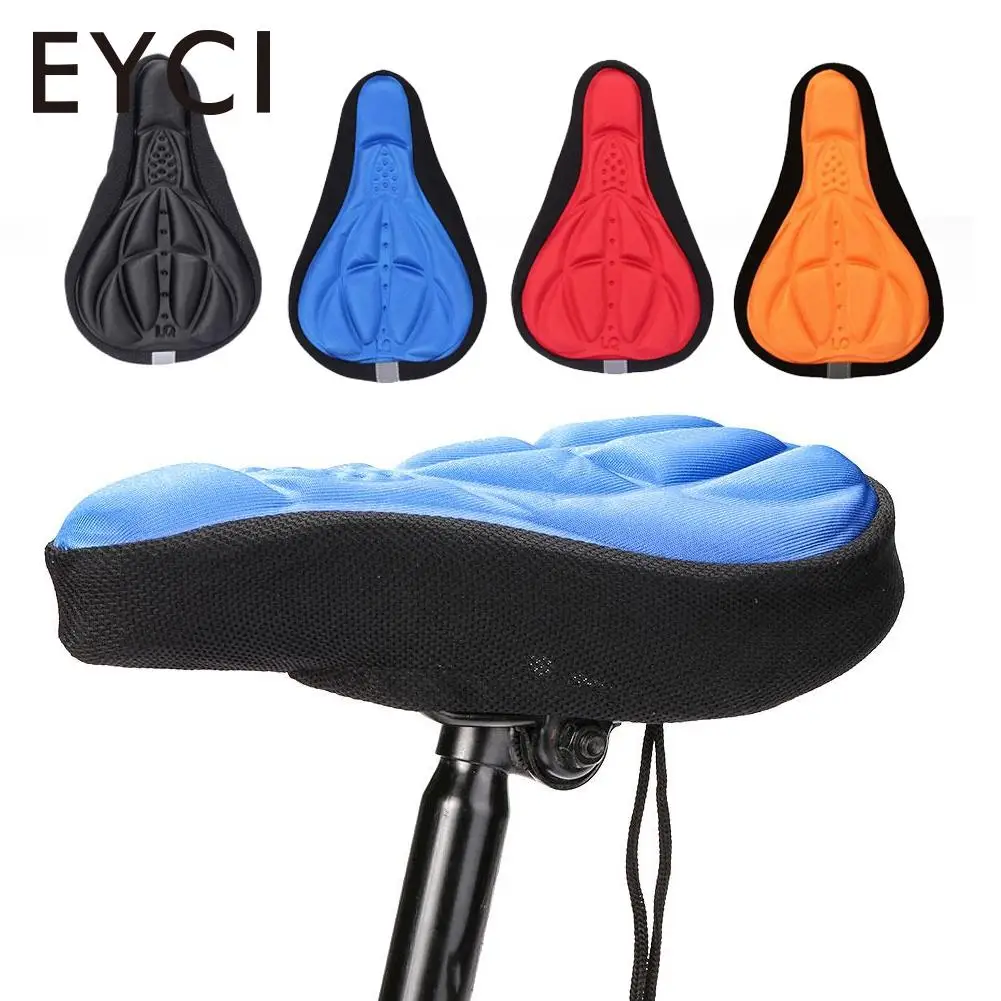 

Colorful Seat Cover Bicycle Riding Soft Comfortable Padding Anti Slip 3D