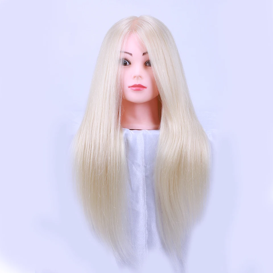 80 Real Human Hair Mannequin Heads Training Mannequin Head Hair High