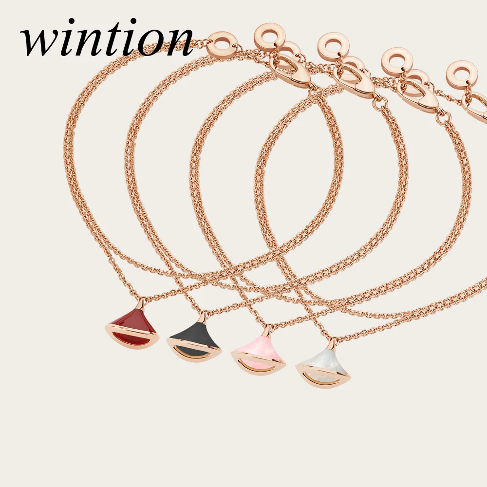 

Wintion BGL ceramics bracelet 1:1 Original 100% 925 Sterling Silver Women Free Shipping Jewelry High-end Quality Gift Have logo