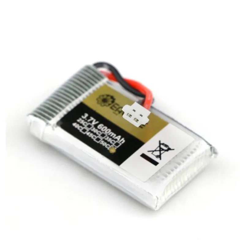 5X Eachine 3,7 V 1 S 600 мА/ч, 50C Lipo Батарея для Eachine QX90 QX95 QX80 QX70 FB90 QX100 EX105 EX110 RC DIY Сделай Сам квадролет с дистанционным управлением с видом от первого лица Квадрокоптер