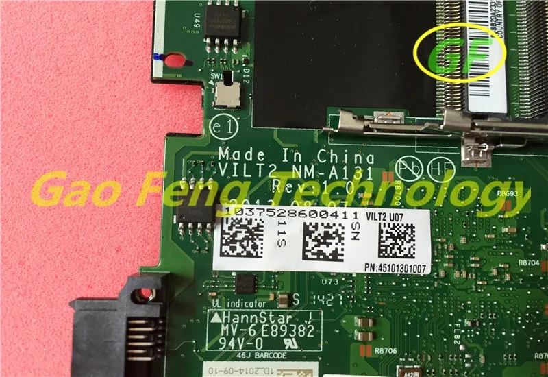 Материнская плата для ноутбука VILT2 NM-A131 Rev 1,0 для lenovo для thinkpad T440P DDR3L FRU 00HM971 HM86 HD5000 идеальная работа