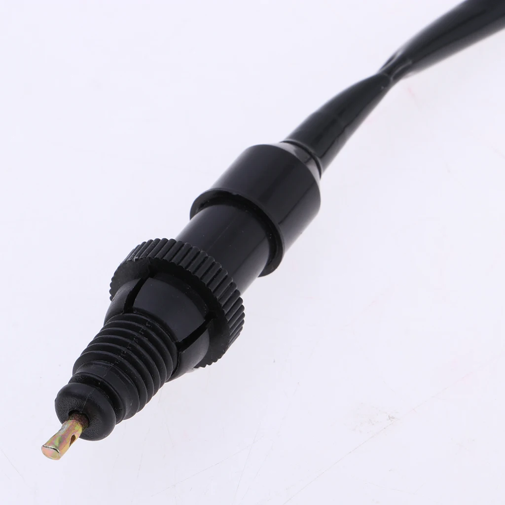 1 Piece Universal Plastic Motorcycle Rear Brake Light Switch with Spring for Honda CB400 VTEC XJR 74A Black
