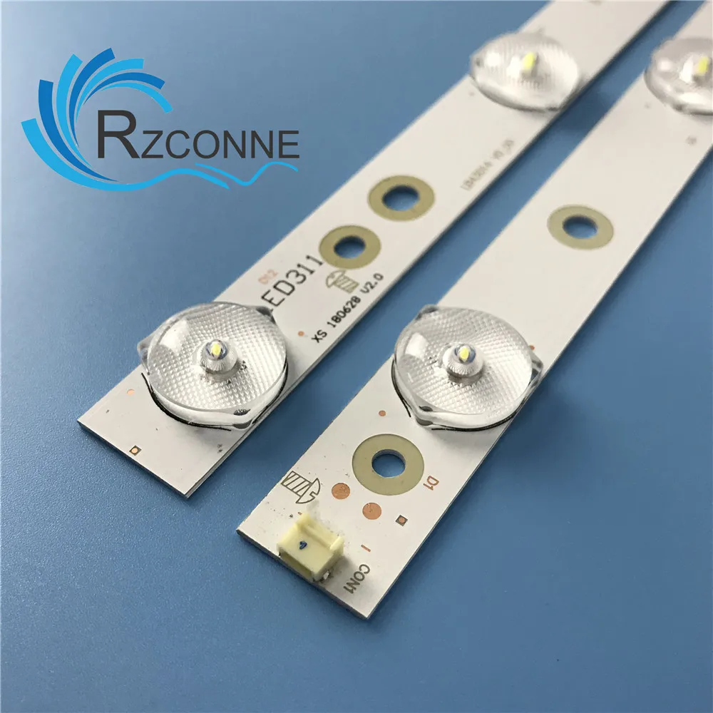 Retroiluminação Led 12 Tiras de Lâmpada para Gj2k16430-d512-v Lb43014 Tpt430u3 Eqlsj A.g 43pus6501 43pus6101 43pus6201 43pus7202 43puh6101 - Imagem 3
