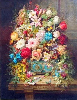 

New DIY Needlework Kits Printed Pattern 100% Pure Cotton R Thread Cross Stitch Sets ,Williams rose basket