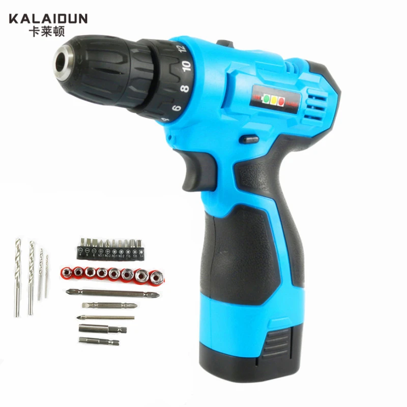 

KALAIDUN 21V Electric Screwdriver Power Tools Mini Electric Drill Lithium Battery Cordless Drill Hand Tools With 27pcs Bit