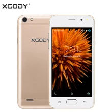 Xgody G11 3 г 4.5 дюймов смартфон Android 5.1 MT6580 4 ядра 768 МБ Оперативная память 8 ГБ Встроенная память 5.0 МП разблокировать Две сим-карты Wi-Fi GPS сотовый телефон