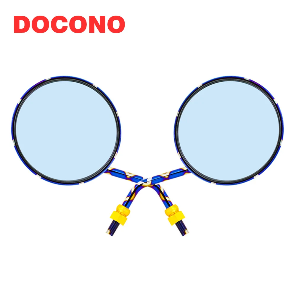 

Motorcycle Chrome Round Universal Motorcycle Rearview Mirror 10mm For Suzuki GN125 GN250 GN400 For Honda For Kawasaki