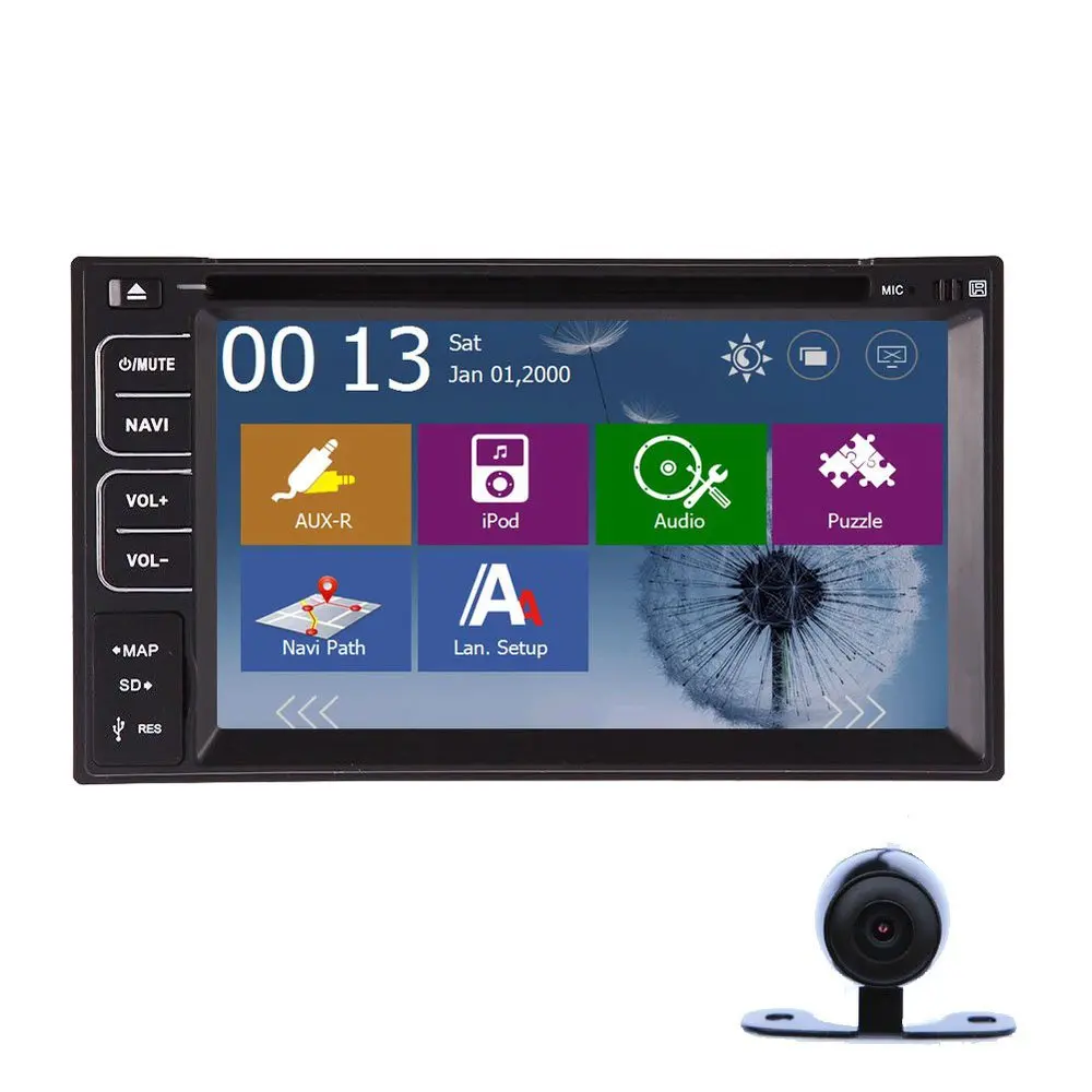 2015 New Windows CE 8.0 Double 2 DIN Car Stereo Audio GPS Navi Car DVD