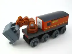 Деревянный поезд T086W Марион Магнитный грузовик автомобиль локомотив двигатель железнодорожные игрушки для детей