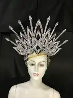 Latin dance Samba accessories Fashion exquisite headdress feathers Delicate dance shows accessories