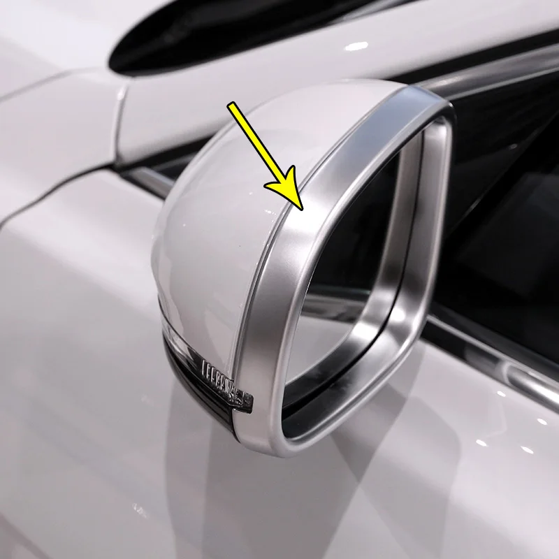 2 шт. для Jaguar XE X760/XJL XJ X351/XFL XF X250 X260 автостайлинг хром абс матовая боковая рамка