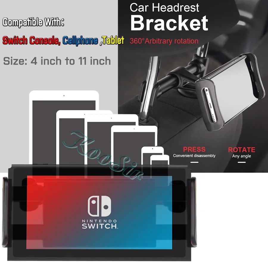 

Nintend Switch Accessories Portable Adjustable Car Holder Nintendoswitch Console Bracket Stand for Nitendo Switch Games