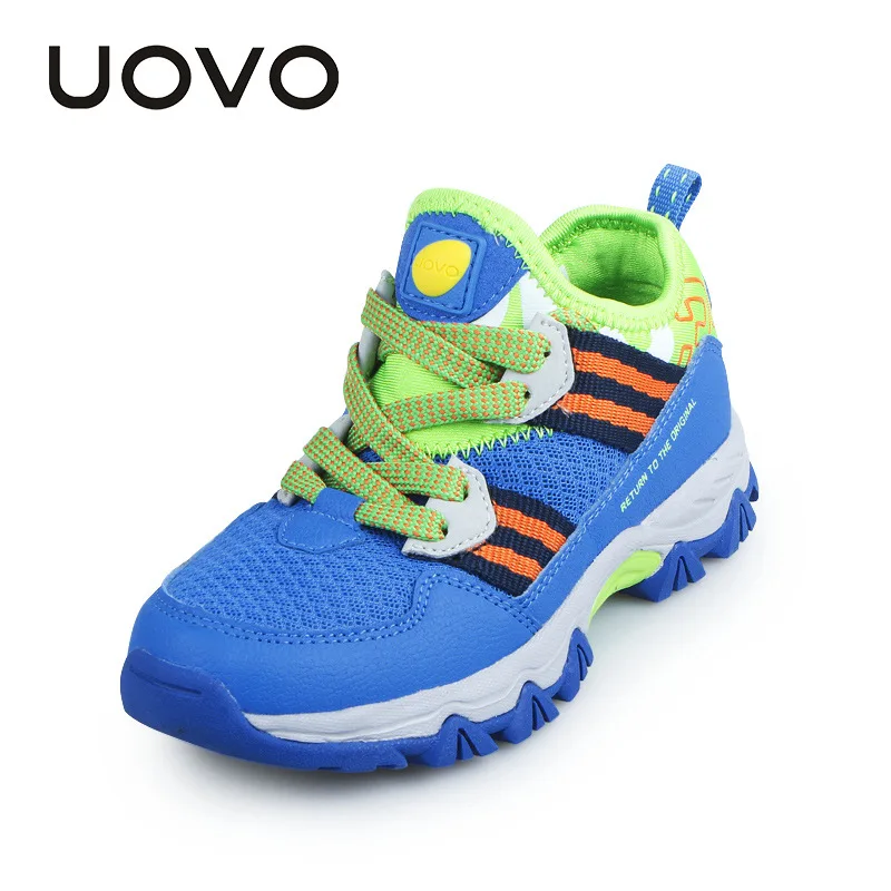 

UOVO 2017 newest Children Shoes Boys Sneakers Trendy Kids Shoes for Boys Breathable Children Footwear Mesh Shoes 2 colour