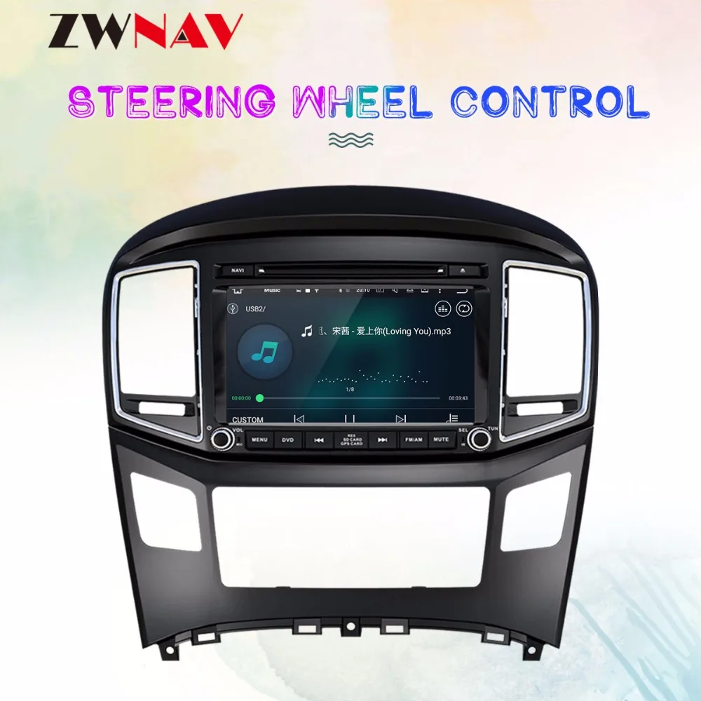 Perfect 8 Core Android 8.0 RAM 4GB ROM 32GB Car DVD Player GPS Navigation For HYUNDAI H1 2016 2017 2018 Car Radio Head Unit 4