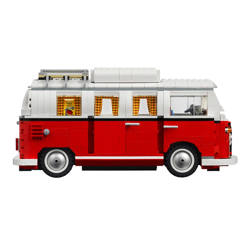 1334 шт T1 Camper Van Car City Compatibie Строительные блоки Набор игрушек DIY Развивающие детские
