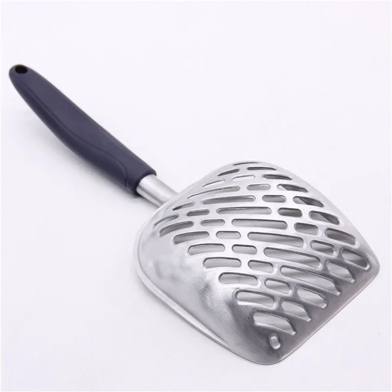 SmarketBuy Cat Litter Scoop Non Stick Plated Aluminum Alloy Durable Cat Scooper Sifter Deep Shovel with Solid Handle 