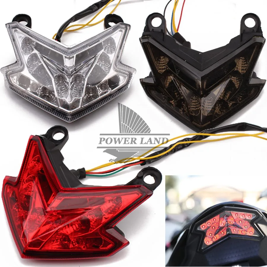 3Color Lens Motorcycle Turn Signal Indicator Integrated LED Cafe Racer