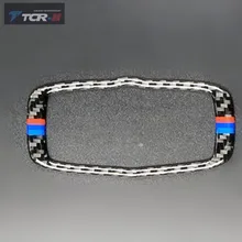Карбоновый переключатель фары рамка Накладка для BMW e60 2005-2010 E70/E71/X5/X6 5 серии аксессуары для автомобиля Стайлинг украшение ведьмы