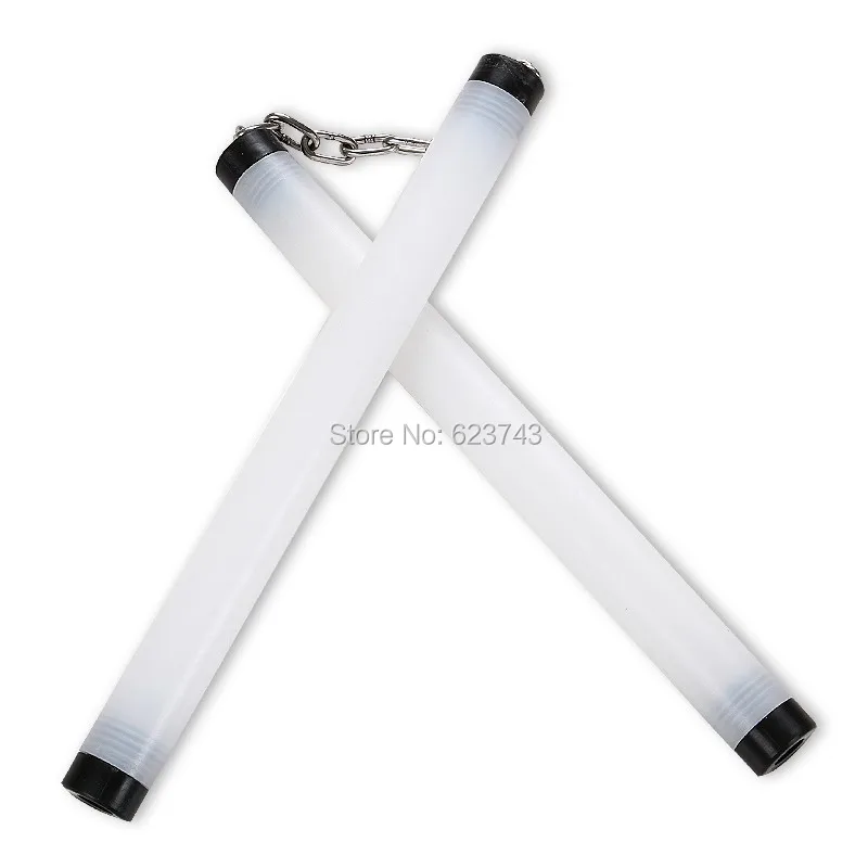 10Pcs/Lot SLONG Light New Design LED light Nunchakus Glowing Fluorescent  Bruce Lee Kongfu Nunchaku Sticks Light Up Toys