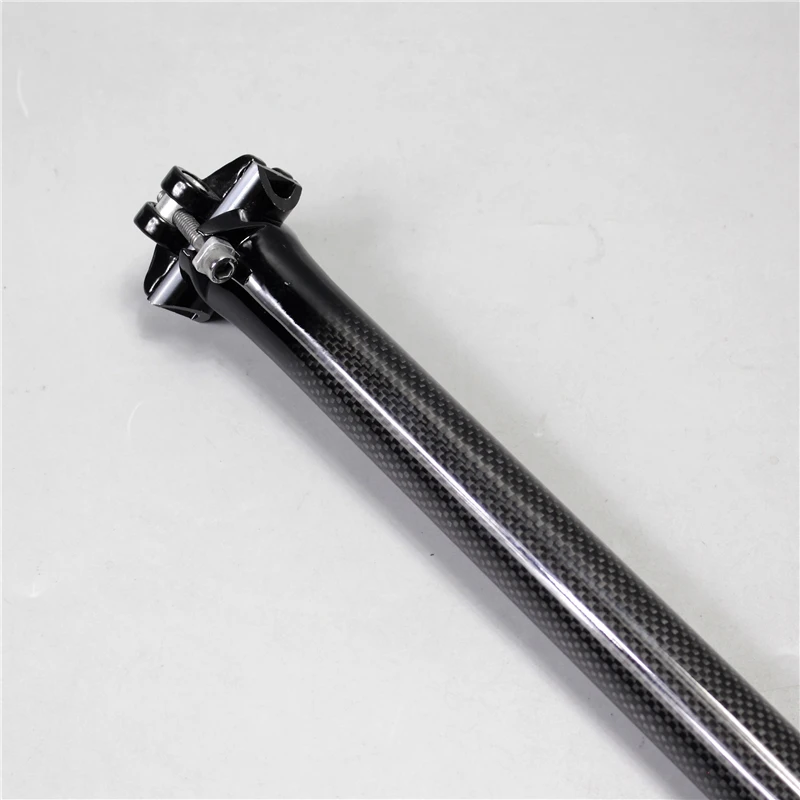 NO LOGO 3K Carbon Fiber Bike Seatpost 30.4350400mm Bicycle Seat Tube Roadmtb Cycling Carbon Seat  (6)