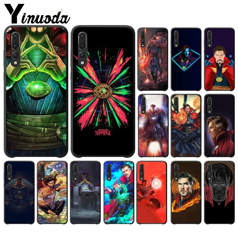 

Yinuoda Marvel Doctor Strange Soft black Phone Case for Huawei P10 plus 20 pro P20 lite mate9 10 lite honor 10 view10 Cover